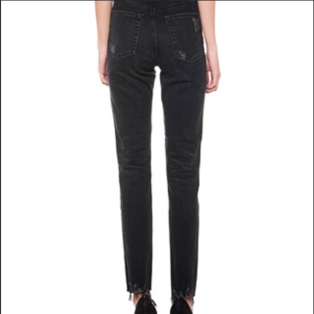 AG Sophia Ankle High Waisted Black Jeans size 29